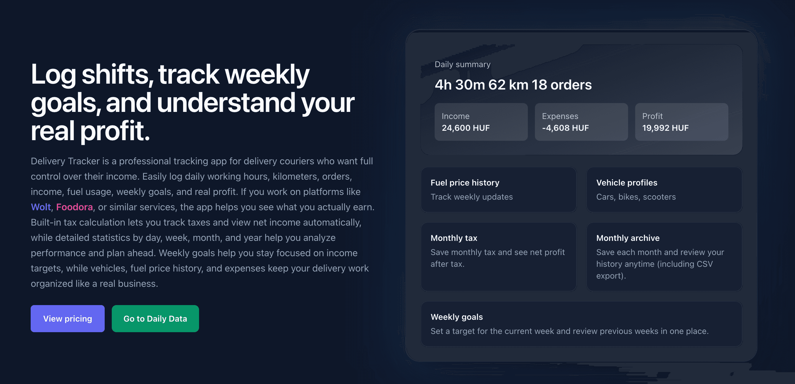 Delivery Tracker – Real-Time Logistics Dashboard
