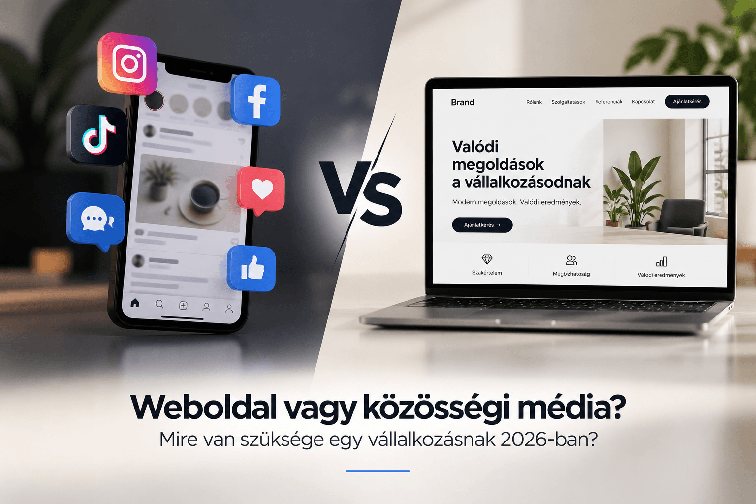 Weboldal vagy közösségi média?
